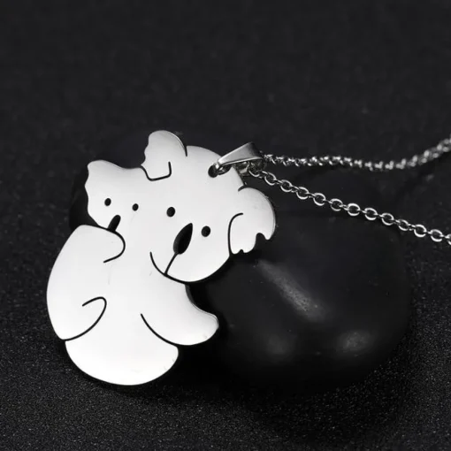 Animal Necklaces Stainless Steel- Pig, Koala, Doggy, Cat, Owl Gold or Silver Tone