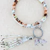 Bangle Pig Sunflower Key Chain Faux Leather