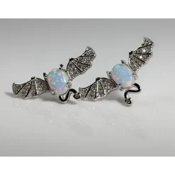 Bat Jewelry Created Opal Sterling Silver
