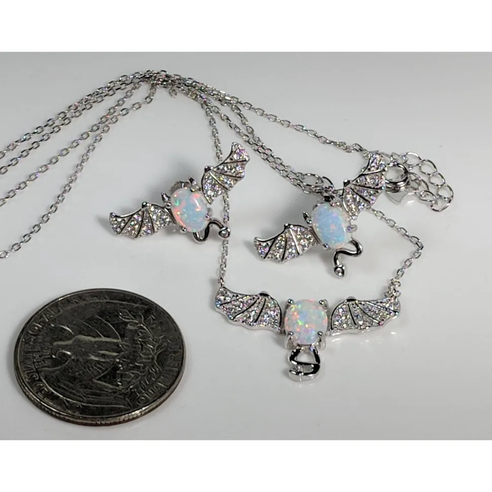 Bat Jewelry Created Opal Sterling Silver