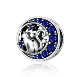 Cat Lovers Pandora Style Charm Collection Sterling Silver