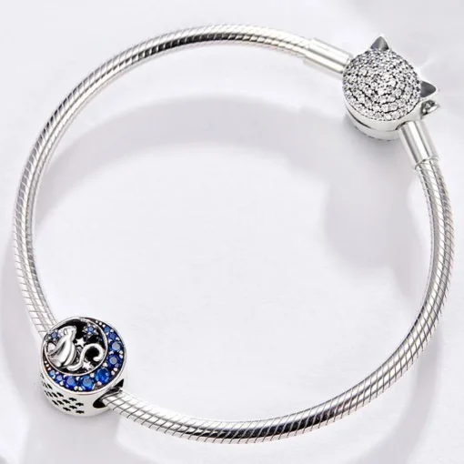 Cat Lovers Pandora Style Charm Collection Sterling Silver