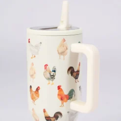 Chicken 40oz Stainless Steel Spill Proof Insulated Tumbler