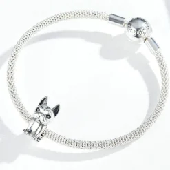 Dog Charm Collection Pandora Style Charms Sterling Silver Boston, Frenchie, Chi, Schnauzer, Puppy
