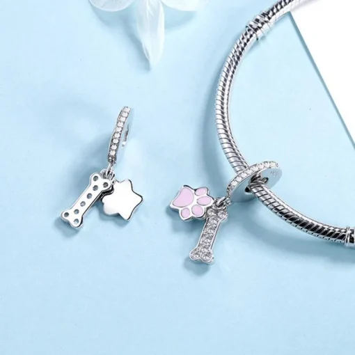 Dog Charm Collection Pandora Style Charms Sterling Silver Boston, Frenchie, Chi, Schnauzer, Puppy