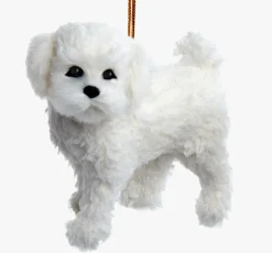 Fluffy Dog Ornaments-Realistic Pups for Christmas Decoration