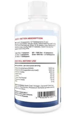 Glucosamine Plus Canine Joint Supplement-Shellfish Free! Human Grade!