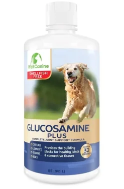 Glucosamine Plus Canine Joint Supplement-Shellfish Free! Human Grade!