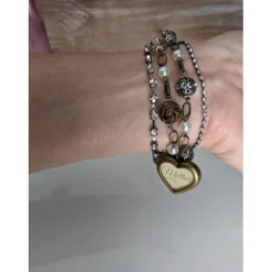 Hand Crafted, Layered Vintage look Bracelet for Moms-Beautiful Gift by Guilded Life