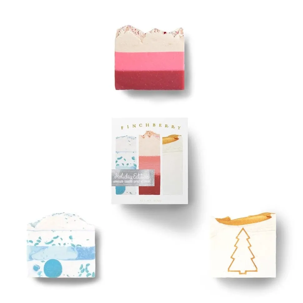 Holiday Hand Crafted All Natural Beautiful Soap & Bath Gift Sets by Finchberry