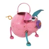 Metal Pink Pig Watering Can-Continental Art Center - Colorful Enameled