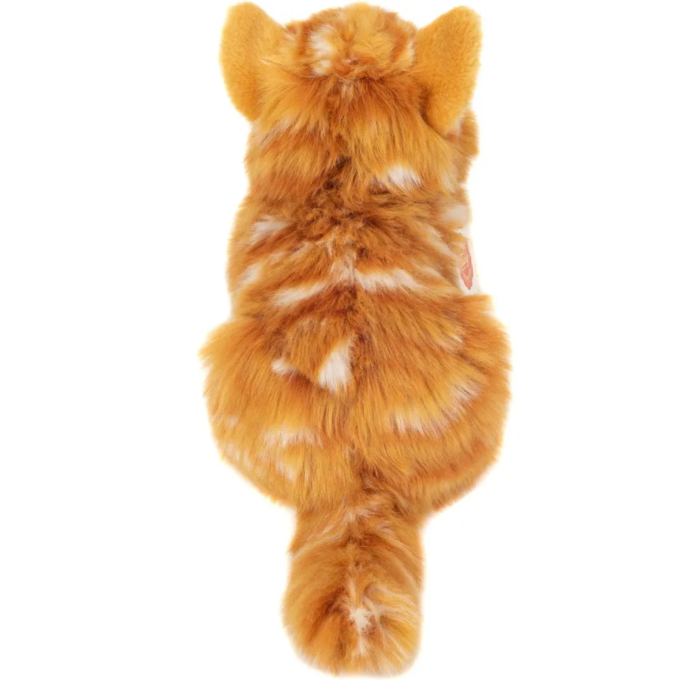 Orange Tabby Golden Kitten Plush Soft Toy by Teddy Hermann