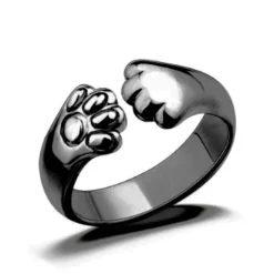 Paw Hugs Ring - Ladies Simple Fashion Jewelry Rings
