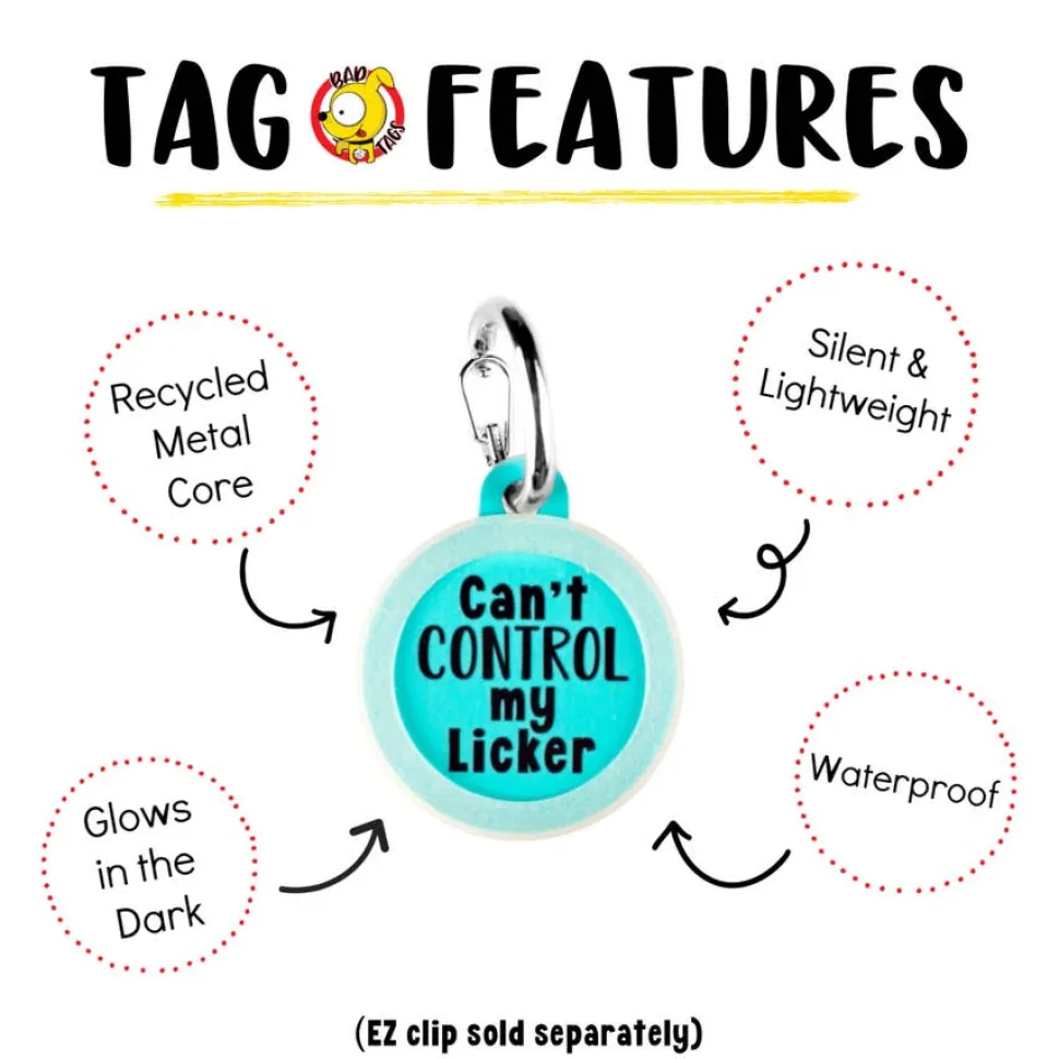 Pet Dog Tags Made in the USA, Recycled Metal, Glow in Dark, Waterproof *