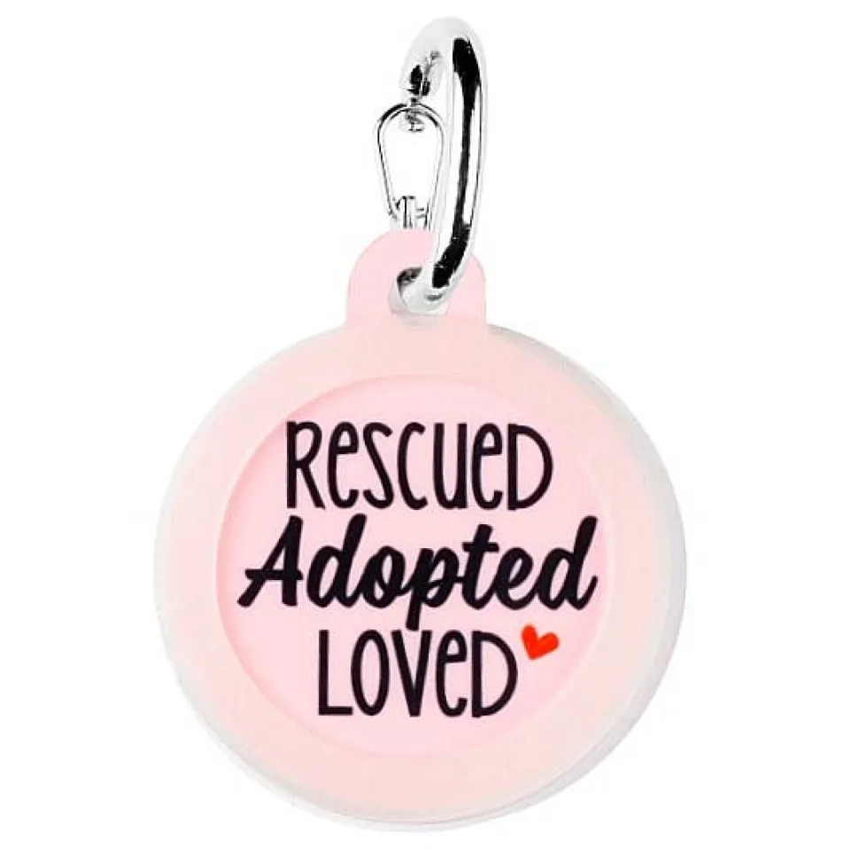 Pet Dog Tags Made in the USA, Recycled Metal, Glow in Dark, Waterproof *