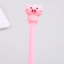 Pink Pig Pens & Wire Mesh Desk Accessory Pen Holder