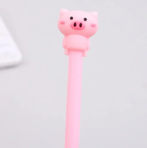 Pink Pig Pens & Wire Mesh Desk Accessory Pen Holder