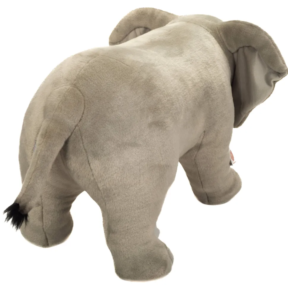 Realistic XL Plush Elephant Standing 60 cm by Teddy Hermann