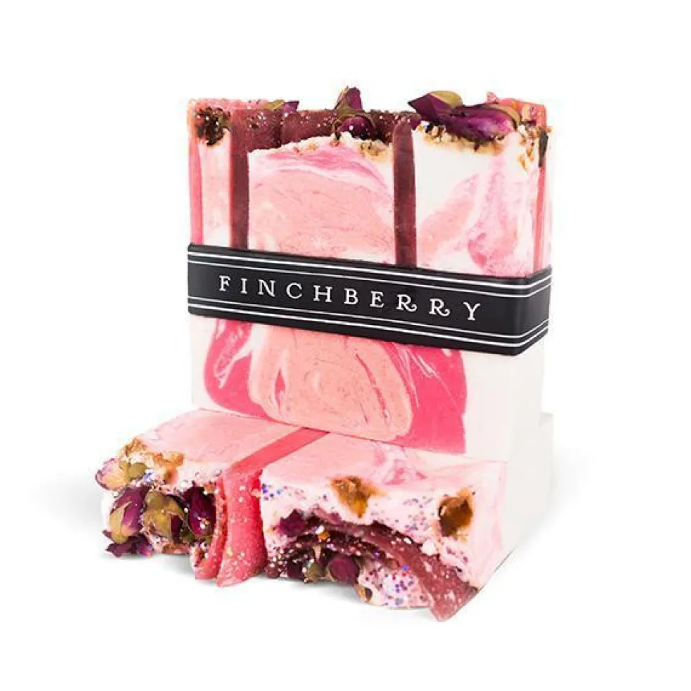 Rosey Posey Handcrafted Artisan Vegan Soap by FinchBerry