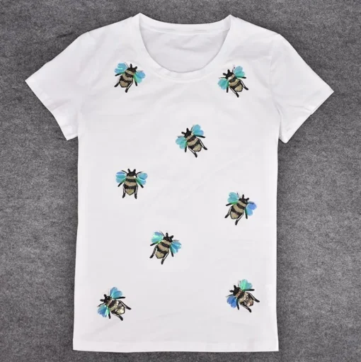 Sequin Bee Shirt-ADORABLE and Classy for the Ladies!