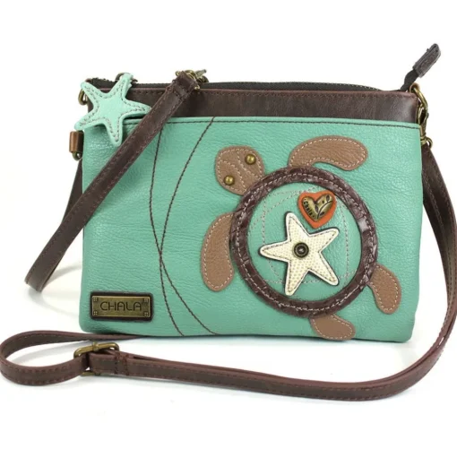 Turtle Collection by Chala-Keychain/Cellphone Xbody/Totes