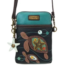 Turtle Collection by Chala-Keychain/Cellphone Xbody/Totes