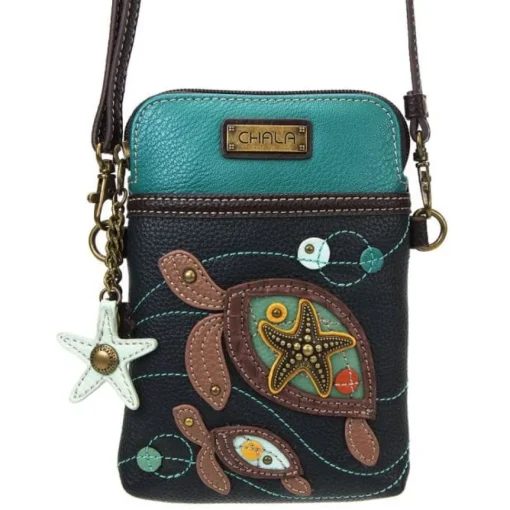 Turtle Collection by Chala-Keychain/Cellphone Xbody/Totes