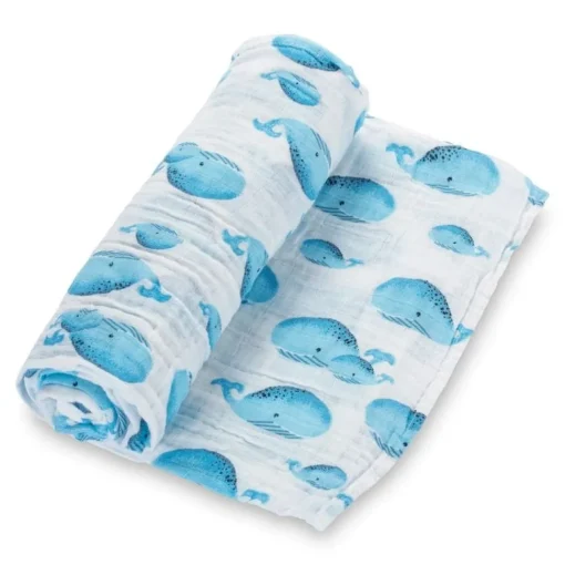 Whale, Whale, Whale Baby Swaddle Blanket