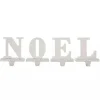 5.91" H Noel Stocking Traditional style Metal Holder 4pcs Set Imported