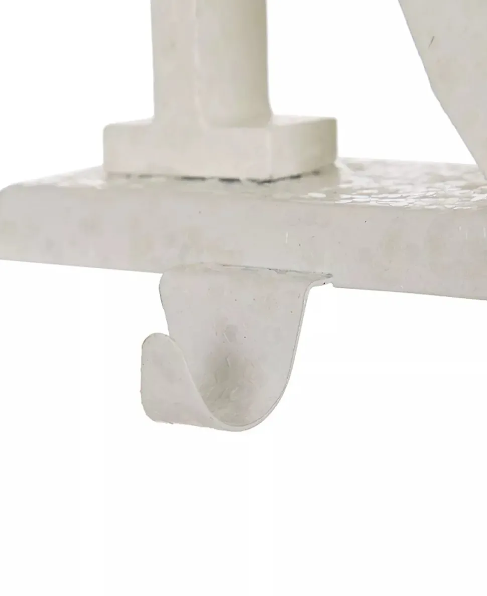 5.91" H Noel Stocking Traditional style Metal Holder 4pcs Set Imported