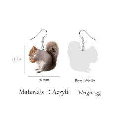 Acrylic Cow Earrings-Realistic Holstein and Highland