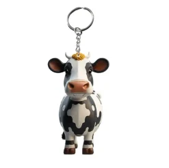 Acrylic Cow Highland Cow Keychains