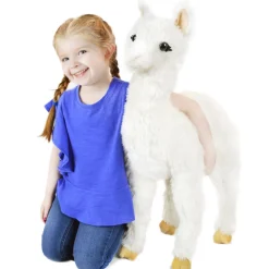 Alana The Alpaca Giant 30in Plush Alpaca!