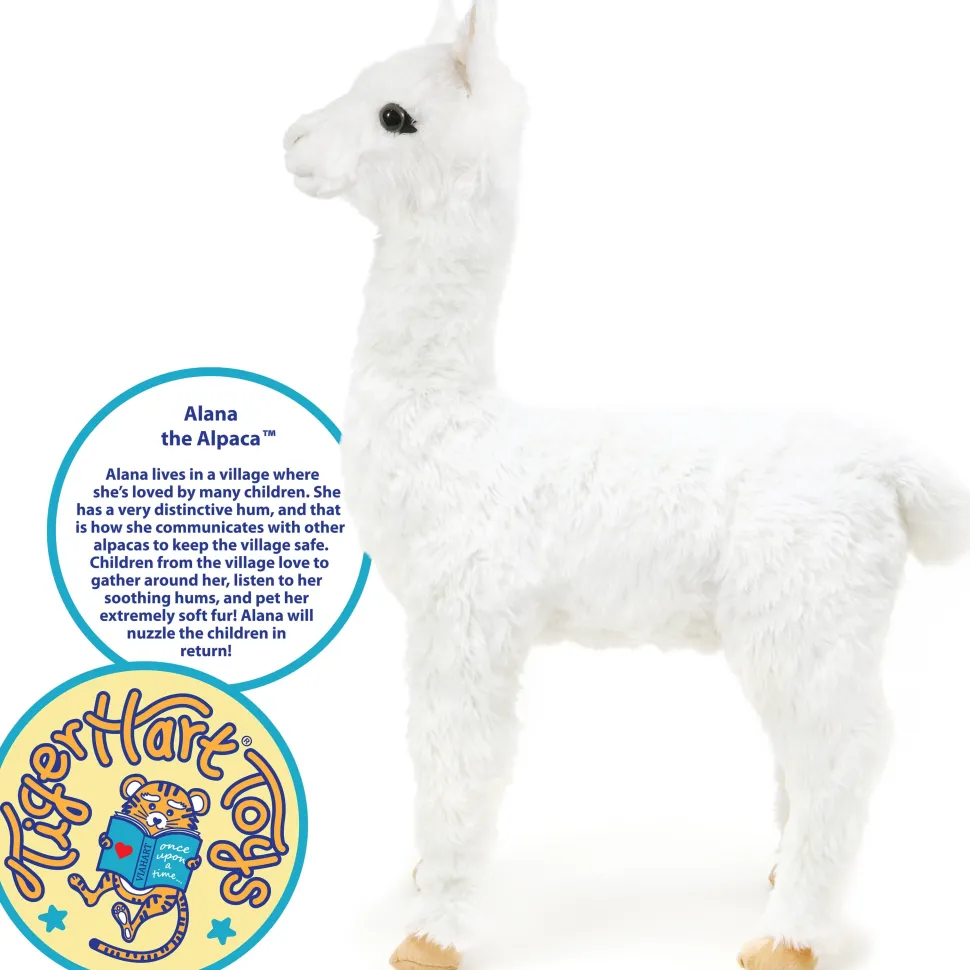 Alana The Alpaca Giant 30in Plush Alpaca!