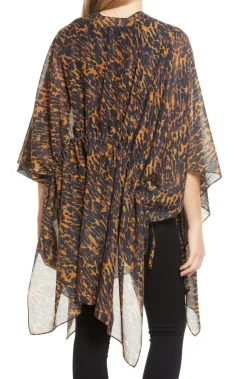 ALL SAINTS Ambient Leopard Print Ruana