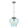 Amore 12'' Wide 1-Light Glass Pendant Ceiling Light Fixture