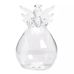 Angel Bud Vase Hand Blown Glass Beautiful!