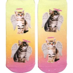 Angel Kitten Adorable Cat Ankle Socks *