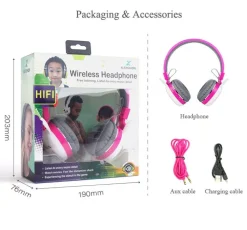 Animal Bluetooth Headphones 3D So CUTE! Pig, Cat, Rabbit Wireless Music or Gaming Headset Gaming for Mobile Phone MP3 PC*