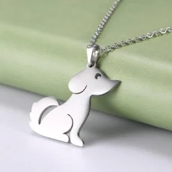 Animal Necklaces Stainless Steel- Pig, Koala, Doggy, Cat, Owl Gold or Silver Tone
