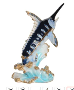 Animal Trinket Boxes! Pig, Owls, Blue Marlin or Hummingbird