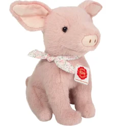Audry the Sitting Pink Piggy Plush Toy by Teddy Hermann
