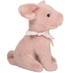Audry the Sitting Pink Piggy Plush Toy by Teddy Hermann