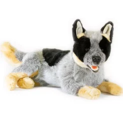 Australian Cattle Dog Heeler Realistic Stuffed Animal Large Size 44cm/17.3″