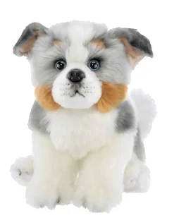 Australian Shepherd Plush Puppy Dog Realistic