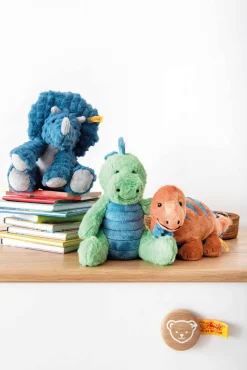 Baby Stegosaurus Dinosaur Plush Stuffed Toy for Kids by Steiff, 11 Inches