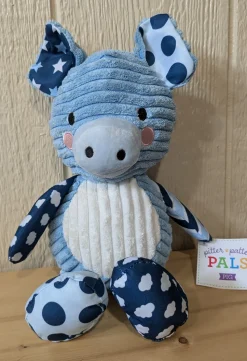 Baby's First Plush Piggy-Blue
