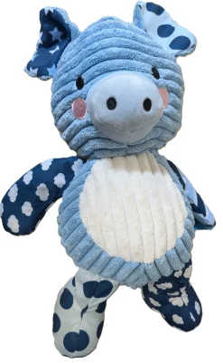 Baby's First Plush Piggy-Blue