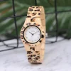 Bamboo/Wooden Jaguar/Leopard Watch for Ladies! Jaguars Fans LOOK!