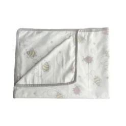 Bee & Bug Muslin Baby Blankie--HANDMADE, High Quality! *